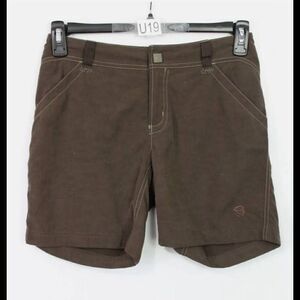 Mountain Hardwear Women's Size 4 Brown Nylon Shorts Casual Outdoors Hiking